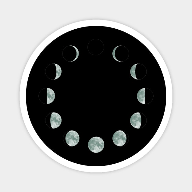 Moon Phases Magnet by shamila